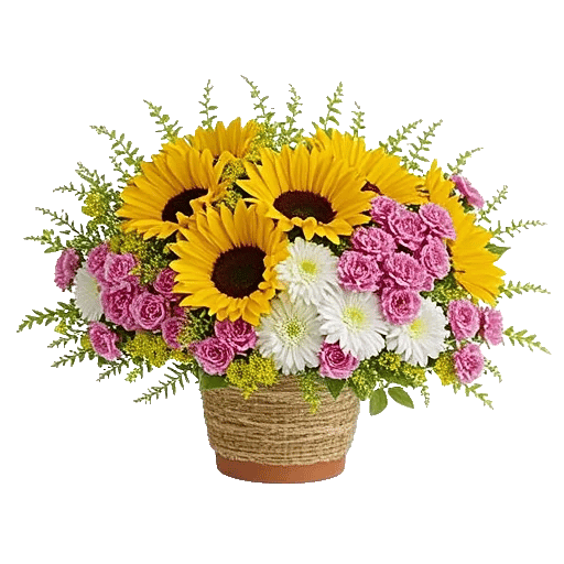 Amber Sunflower Glow