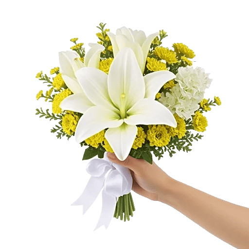 Graceful Lily Display