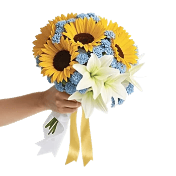 Golden Sunflower Bouquet