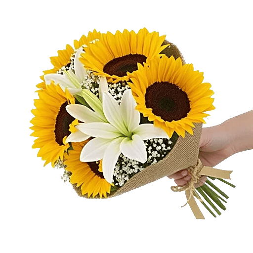 Golden Sunflower Bouquet
