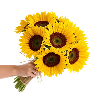 Golden Sunflower Bouquet