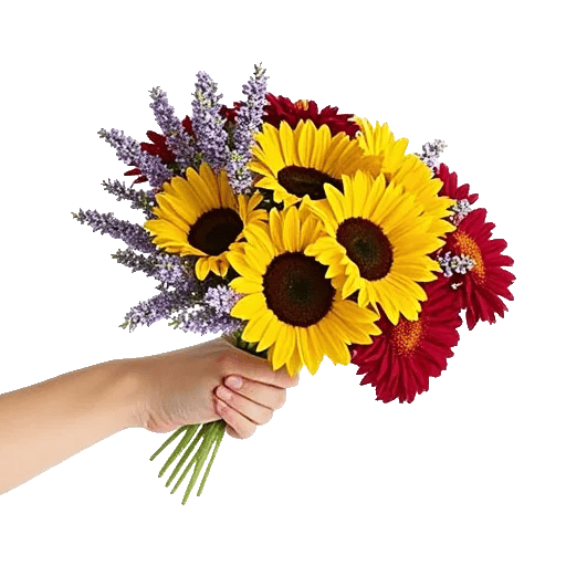 Golden Sunflower Bouquet