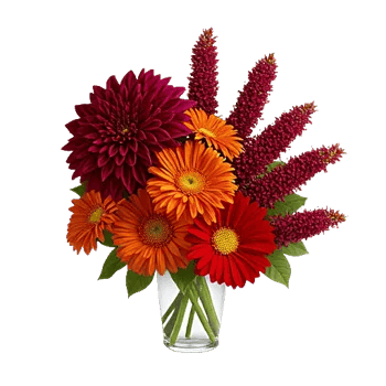 Crimson Blossom Harmony