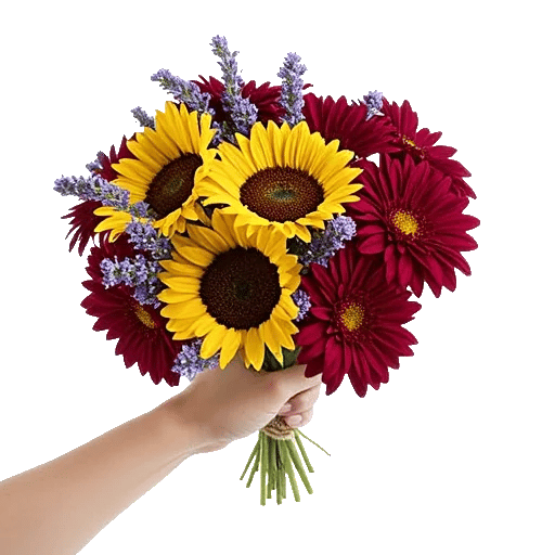 Golden Sunflower Bouquet