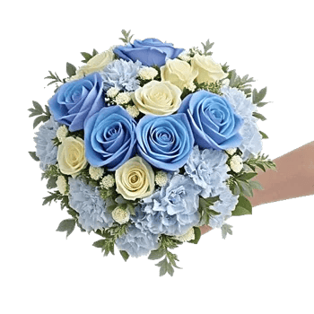 Elegant Blue Roses