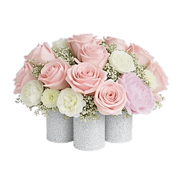 Blush Romantic Centerpiece