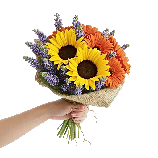 Golden Sunflower Bouquet