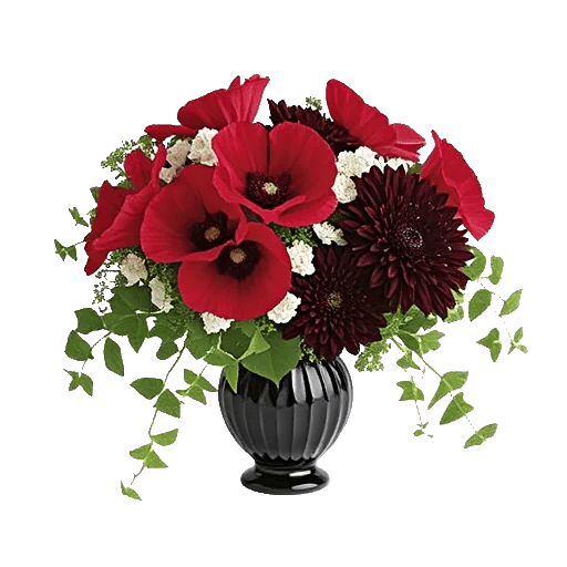 Crimson Blossom Harmony
