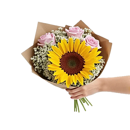 Golden Sunflower Bouquet