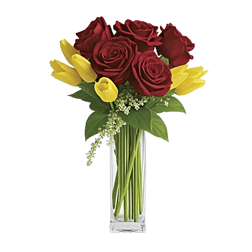 Crimson Blossom Harmony