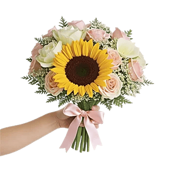 Golden Sunflower Bouquet