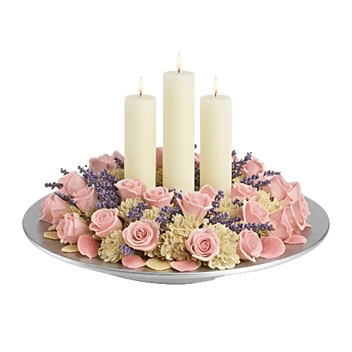Blush Romantic Centerpiece