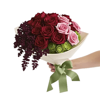 Crimson Blossom Harmony