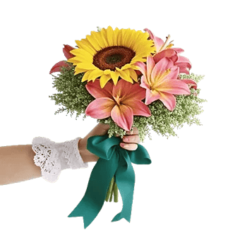Golden Sunflower Bouquet