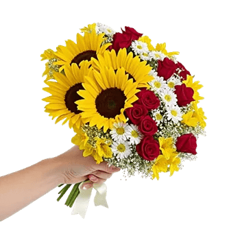 Golden Sunflower Bouquet
