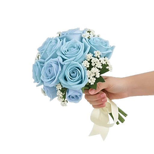 Elegant Blue Roses