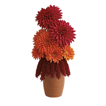 Crimson Blossom Harmony