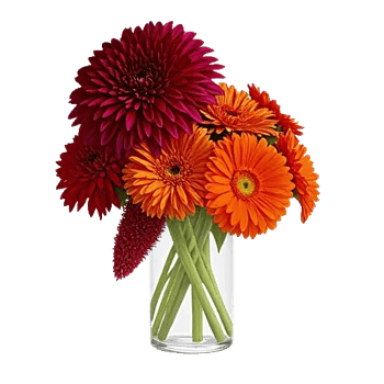 Crimson Blossom Harmony