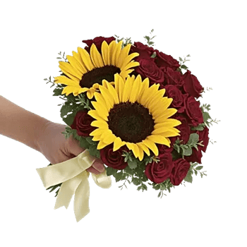 Golden Sunflower Bouquet