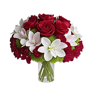 Crimson Blossom Harmony