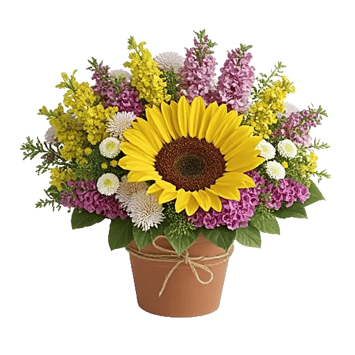 Amber Sunflower Glow