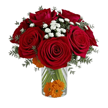 Crimson Blossom Harmony