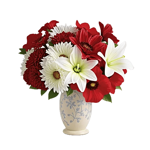 Crimson Blossom Harmony