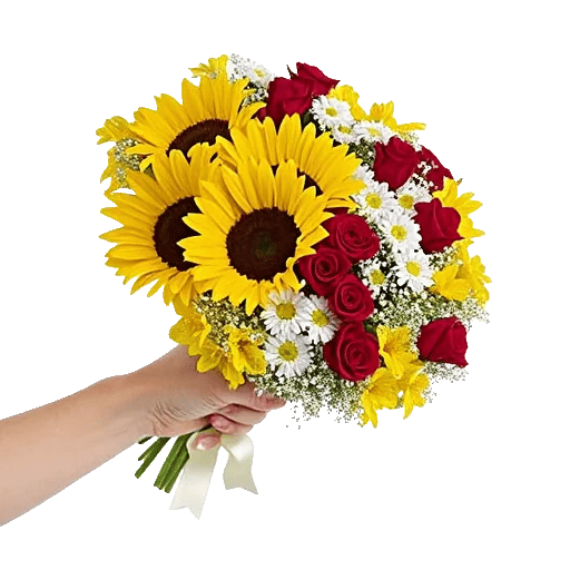 Golden Sunflower Bouquet