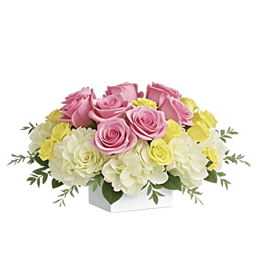 Blush Romantic Centerpiece