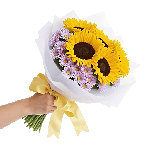 Golden Sunflower Bouquet