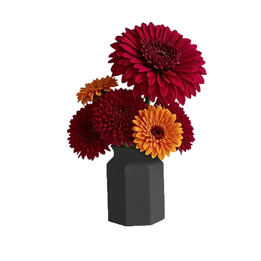 Crimson Blossom Harmony