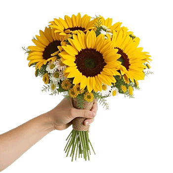 Golden Sunflower Bouquet