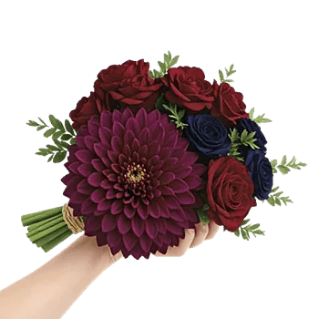 Crimson Blossom Harmony