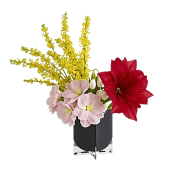 Crimson Blossom Harmony