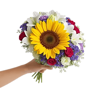 Golden Sunflower Bouquet