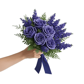 Elegant Blue Roses
