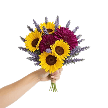 Golden Sunflower Bouquet