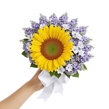 Golden Sunflower Bouquet