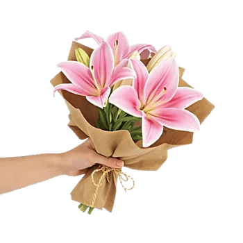 Graceful Lily Display