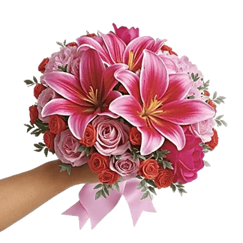 Graceful Lily Display