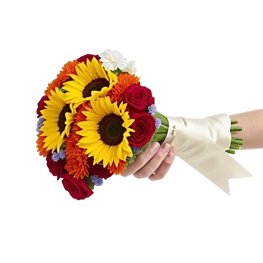 Golden Sunflower Bouquet