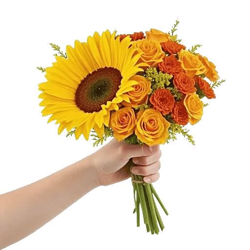 Golden Sunflower Bouquet