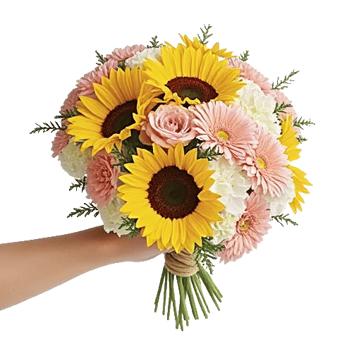 Golden Sunflower Bouquet