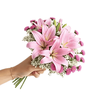 Graceful Lily Display