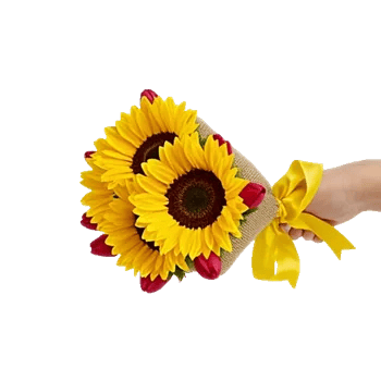 Golden Sunflower Bouquet