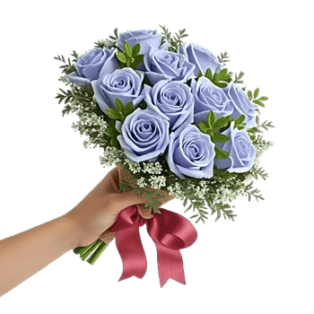 Elegant Blue Roses