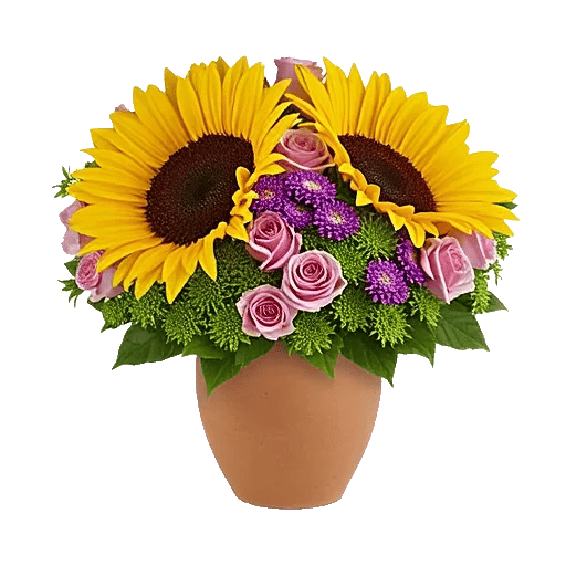 Amber Sunflower Glow