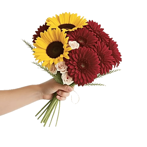 Golden Sunflower Bouquet