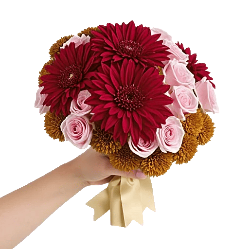 Crimson Blossom Harmony