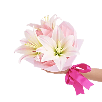 Graceful Lily Display